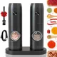 Electric Automatic Mill Pepper And Salt Grinder USB Charging Spice Salt Pepper Grinder With LED