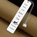 Stainless Steel Bookmark Lettering Slogan Bookmark For Pages Books Readers Children Collection