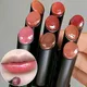 Mirror Watery Lipstick Makeup Waterproof Lasting Moisturizing Non-sticky Nude Brown Red Solid Lip