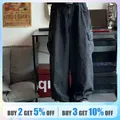 Vintage Baggy Wide-leg MEN'S Jeans BF Slouchy Work Cargo Big Pocket Straight Daddy Pants