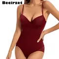 Shapewear Women One Piece Bodysuit Plus Size Black Beige Seamless Underwear Slimming Bodysuits