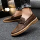 Loafers Shoes Men 2023 Fashion Summer Shoes New Comfy Men's Flats Brand Leather Classic Original