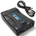 With HDMI to Scart HD Video Converter Cable Input Scart HDMI-Compatible Output 1080P Display Extend