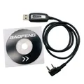 Original Baofeng USB Programming Cable With Drive Software CD For Two-way Radio Walkie Talkie UV-5R