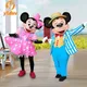 Disney Mickey Minnie Mouse Mascot Costume Cartoon Characters Advertising Event Party Cosplay Dress