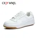 • Scarpe da tennis autunnali da donna in vera pelle scarpe Casual bianche da donna scarpe da tennis