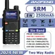 2024 New baofeng 5RM 8W multi-band handheld radio 2500mAh 999CH Type-C direct charging long range