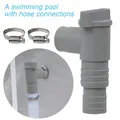 PVC Pool Filter Pump Adapter Durable 32mm Pool On/Off Plunger Valve Sealed Replacement for Outdoor