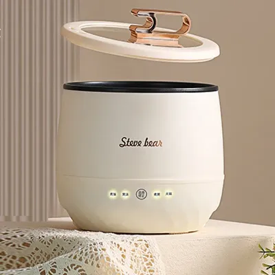 Mini Stiddy Bear Rice Pot Compact Cooker Rice cooker rice cooker small office rice cooker gift