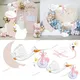 18/24/36inch Baby Shower Party Cardboard Swan Stork Carrying Baby Cutouts Party DIY Decor Birthday