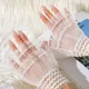 1Pair Manicure Photo Lace Decorative Cuff Double-layer Mesh Horn Sleeve Nail Showing Posing Sleeve