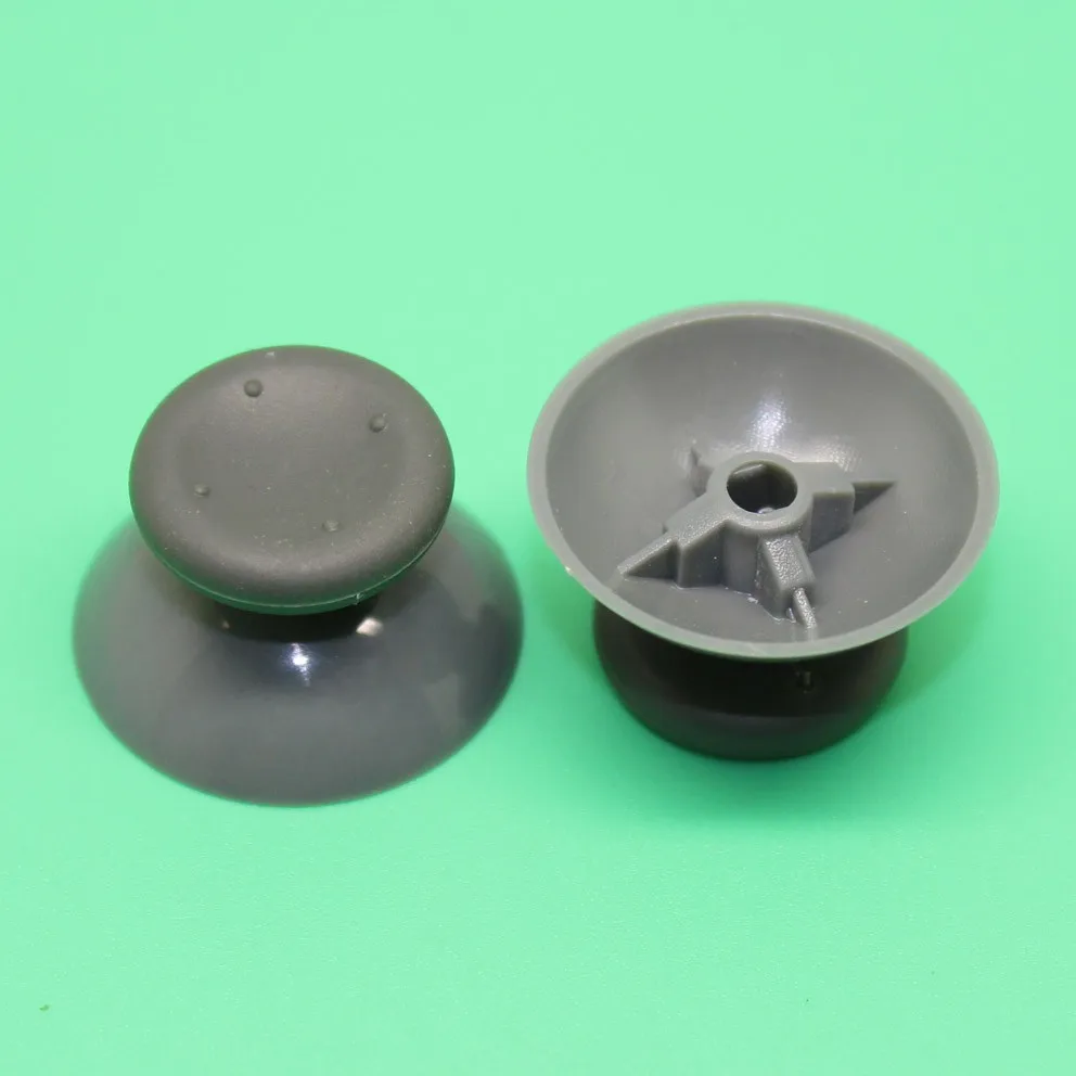 10pcs/lot Gray Analog Cover 3D Thumb Grip Stick Joystick Mushroom Cap Cover For Xbox 360 XBOX360 Controller