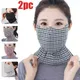 Autumn and Winter Half Face Mask Cold-proof Mask Fleece Warm Masks Outdoor Windproof Hiking Camping