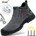 Insulation Men Work Boots Puncture-Proof Safety Shoes Steel Toe Welder Protective Shoes