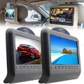 New 9 Inch Car Headrest Monitor Rear Seat Entertainment System DVD Video Player AV Display Support