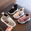 Kid Baby First Walkers Shoes 2022 Spring Infant Toddler Shoes Girls Boy Casual Mesh Shoes Soft