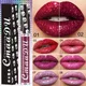 CmaaDu 24HR Weightless Colour Plumping Lipstick Shiny Metallic Velvet Glitter Lip Gloss Makeup Lips