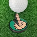 Funny Middle Finger Golf Ball Marker Golf Hat Clip Marker Magnetic Removable Golf Ball Position Mark