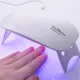 6W Mini Foldable Pink Nail Lamp UV LED Nail Dryer Gel Nail Polish Curing Machine UV Light For Nails