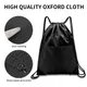 Drawstring backpack waterproof rope basketball volleyball bag sports fitness zipper backpack men and