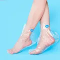 100PCS Transprent Disposable Foot Bags Bath Liner Detox SPA Wax Covers Foot Care Tools Paraffin Bath