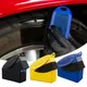 Car Wheel Polishing Waxing Sponge Brush With Cover ABS Washing Cleaning Tire Contour Dressing