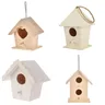 Bluebirds House Casetta per uccelli in legno con nido per uccelli sospeso per uccellini