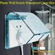 Plastic Wall Switch Waterproof Cover Box 86Type Wall Light Panel Socket Flip Cap