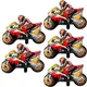 5pcs Motorcycle Balloons Dirt Bike Party Balloons Motocross Racing Party Helium Balloons Dirt Bike