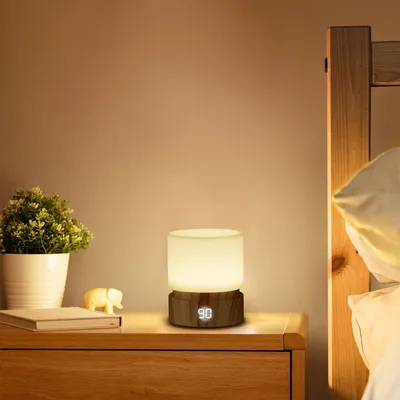Timer Night Light Dimmable USB Rechargeable Led bedside Breathing nightlight Kids Baby Nursery Adult Sleep Bedromm Desktop Lamp