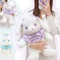 Kawaii Japan Lolita Bunny Bear Doll Kids Soft Plush Rabbit Stuffed Animals Hug Cuddly Throw Pillow