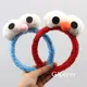 Anime Cartoon Cute Plush Hairband Cookie Monster & Elmo Figure Red & Blue Height 17 cm 7'' Kids Gift