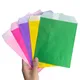 25 Pcs Solid Colorful Kraft Paper Bags Favour Bags Treat Bags Gift Wrapping Baked Goods Bag Party