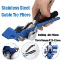 Ratchet Type Stainless Steel Cable Tie Gun for Width 4.6-25mm Thickness 0.25-1.2 Mm Tie Pliers