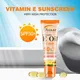 Disaar PA+++ Vitamin E Sunscreen for Face SPF50 Refreshing Whitening Sunscreen Anti-aging