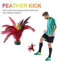 20cm Feather Chinese Jianzi Colorful Feathers Shuttlecock Portable Foot Kick Handwheel Feather