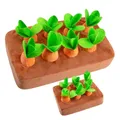 Dog Carrot Plush Toy Hide and Seek Carrot Farm Dog Toys Snuffle Mat Cute Carrot Harvest Toy