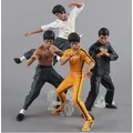 4pcs/set 10cm Bruce Lee PVC Action Figure Collection Model Toys