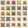 Unfinished Acrylic Yarn Tapestry Pillow Kit Canvas Cushion Front Cross Stitch Pillowcase New