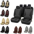 4/9PCS Leather Car Seat Covers For Volkswagen Passat B5 Touran Tiguan Phaeton Toureg Sharan Auto