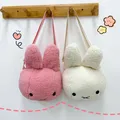 Japan Cute Miffys Rabbit Plush Kid Bag New Funny Rabbit Children Bag Zero Wallet One Shoulder Bag