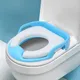 PVC padded children's toilet seat portable auxiliary infant toilet toilet training toilet seat for