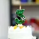 Football Themed Cake Decoration Birthday Candles Number 0-9 for Kids One Year Old Birthday Party