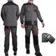 Working Suit For Mechanic Multi Pockets Working Jacket And Pants For Men Welder Working Clothes Long