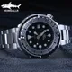 HEIMDALLR Tuna Stainless Steel Diving Watch Men Black Dial Sapphire Japan NH35A Automatic 200M