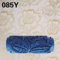 5inch blue rubber roller wall decoration painting roller decorative wall paint roller without hand