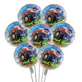 5pcs Monster Truck Balloon 18 "Monster truck Foil Balloon Cars tema Boy Birthday Party Supplies