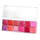 12 Colors Lipstick Palette Matte Shimmer Moisturizing Cosmetics Lip Gloss Palette Girls Contouring