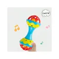 1pc random color Toddler Double-headed Hand Rattles Soothing Hand Grip Rattles Toys Baby Rattle Baby