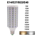 E27 B22 E40 E14 LED Bulb Lamp SMD 5730 2835 5W-150W LED Lamp Corn Bulb AC85-265V Energy Saving Lamp